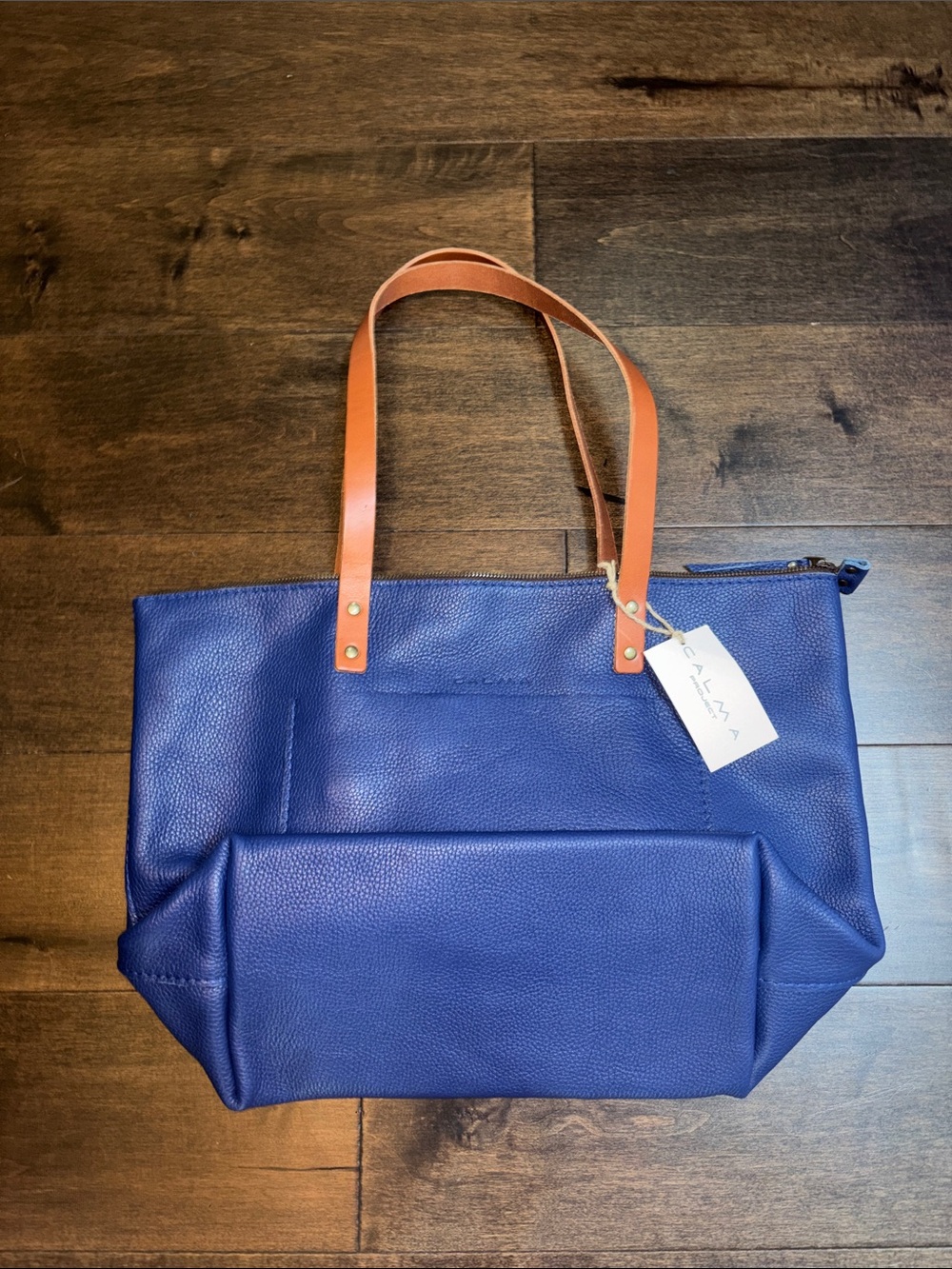 NWT Calma 11600 Leather Tote Bag